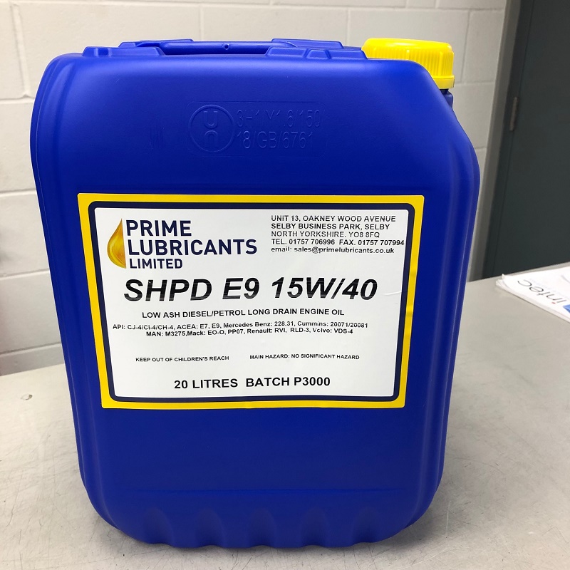 Prime SHPD E9 15w40 Engine Oil (20LITRES)